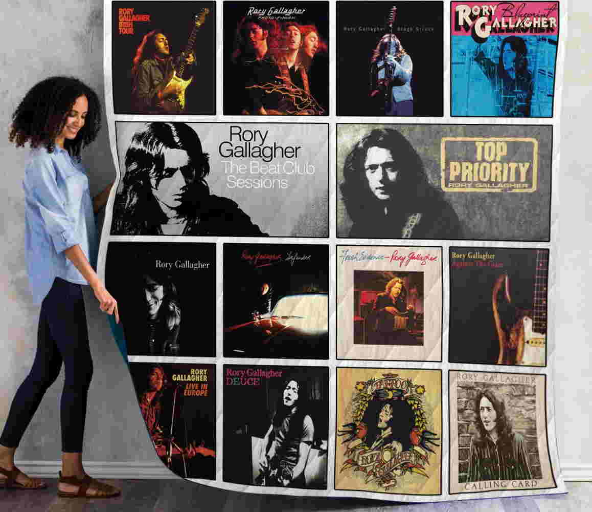 Rory Gallagher Best Albums 3D Quilt Blanket