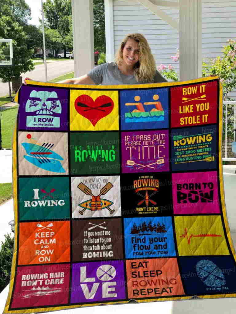 Rowing 3D Quilt Blanket