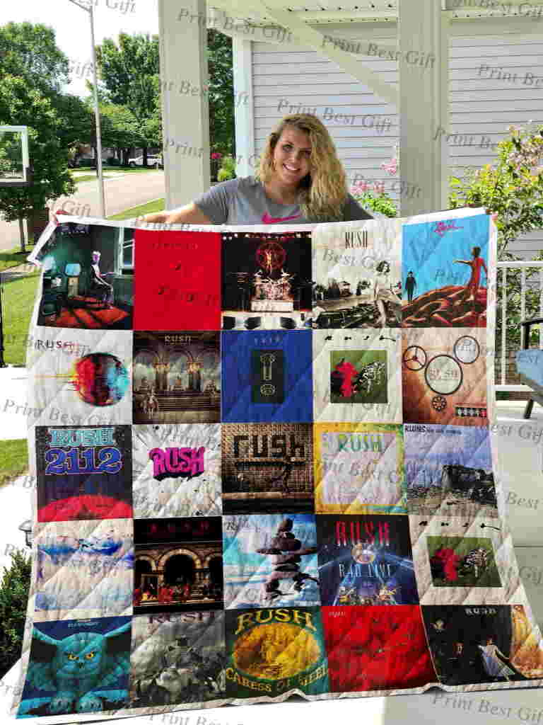 Rush Albums Cover Quilt Blanket