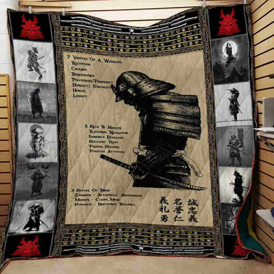 Samural 3D Quilt Blanket