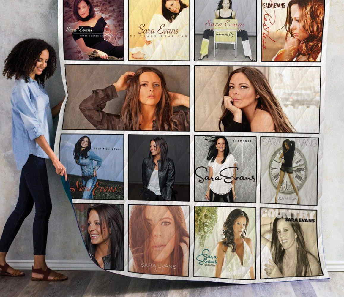 Sara Evans Albums 3D Quilt Blanket