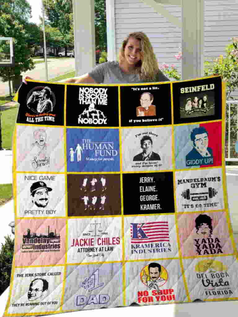 Seinfeld Quilt Blanket