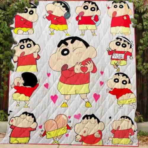 Shin Chan 3D Quilt Blanket