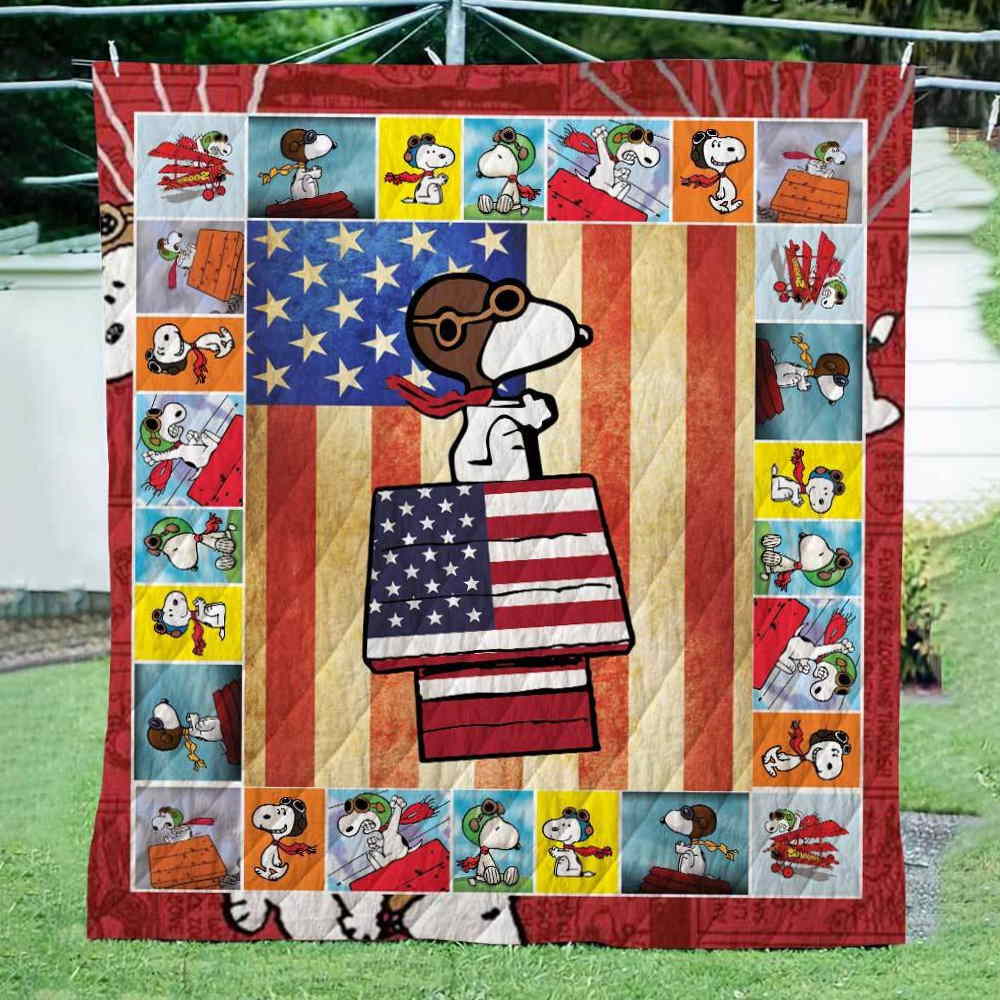 Snoopy For Fans 3D Quilt Blanket