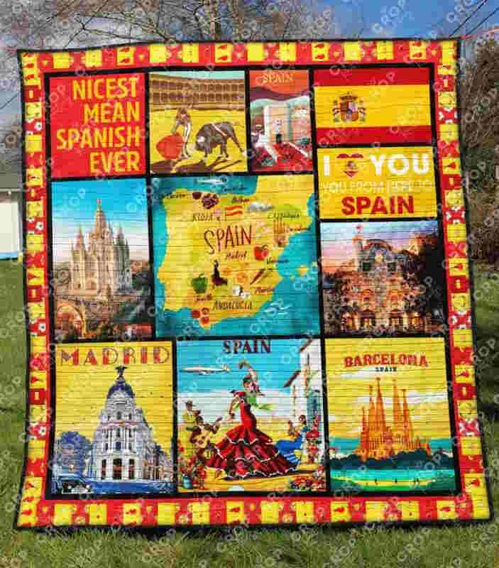 Spain 3D Quilt Blanket