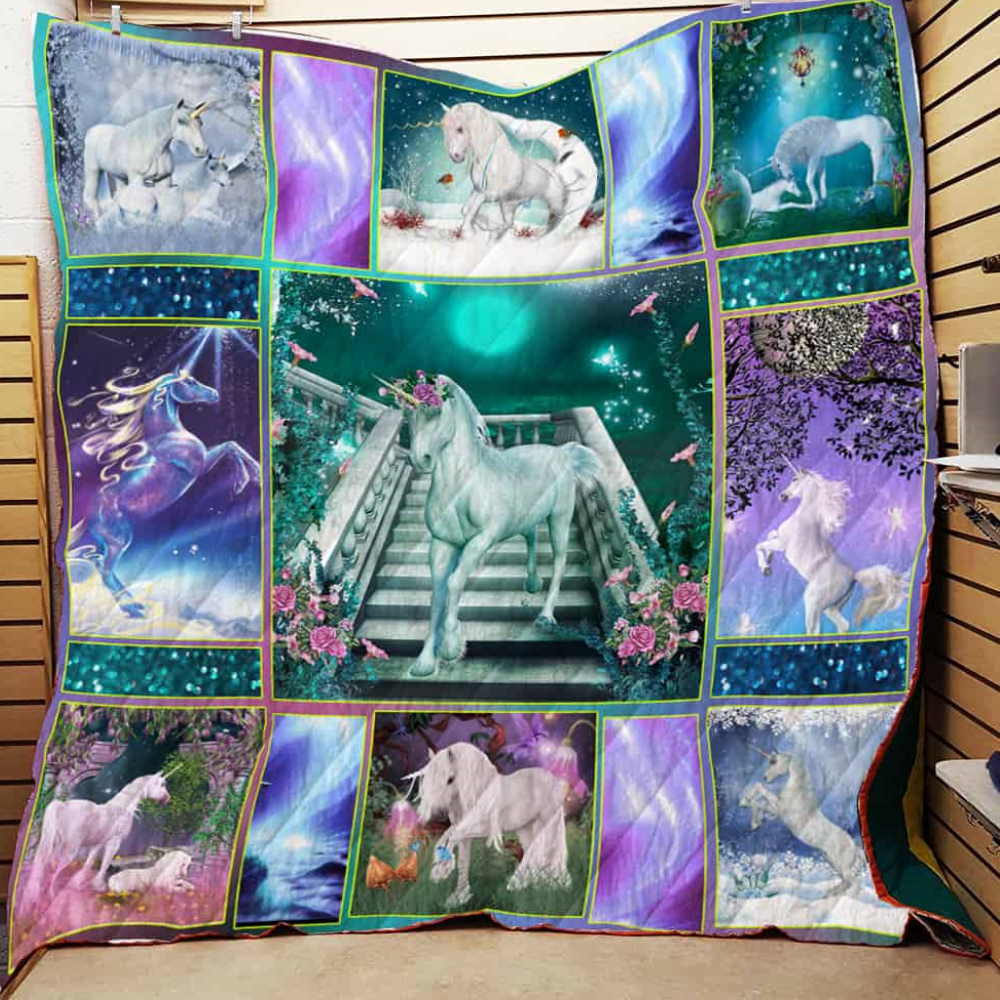 Spirit Unicorn Washable 3D Quilt Blanket