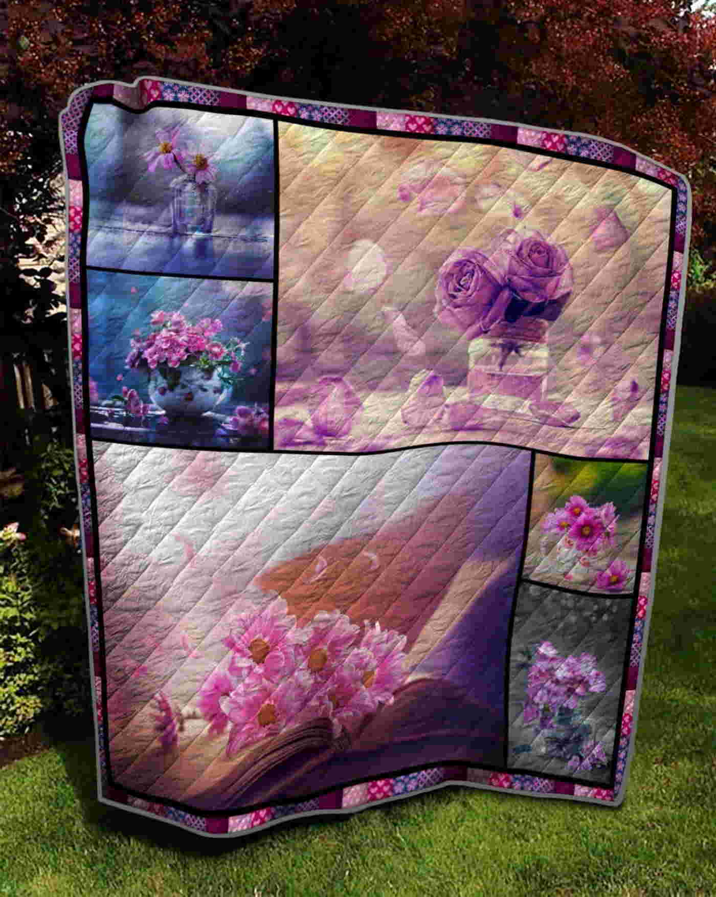 St Flower 3D Quilt Blanket