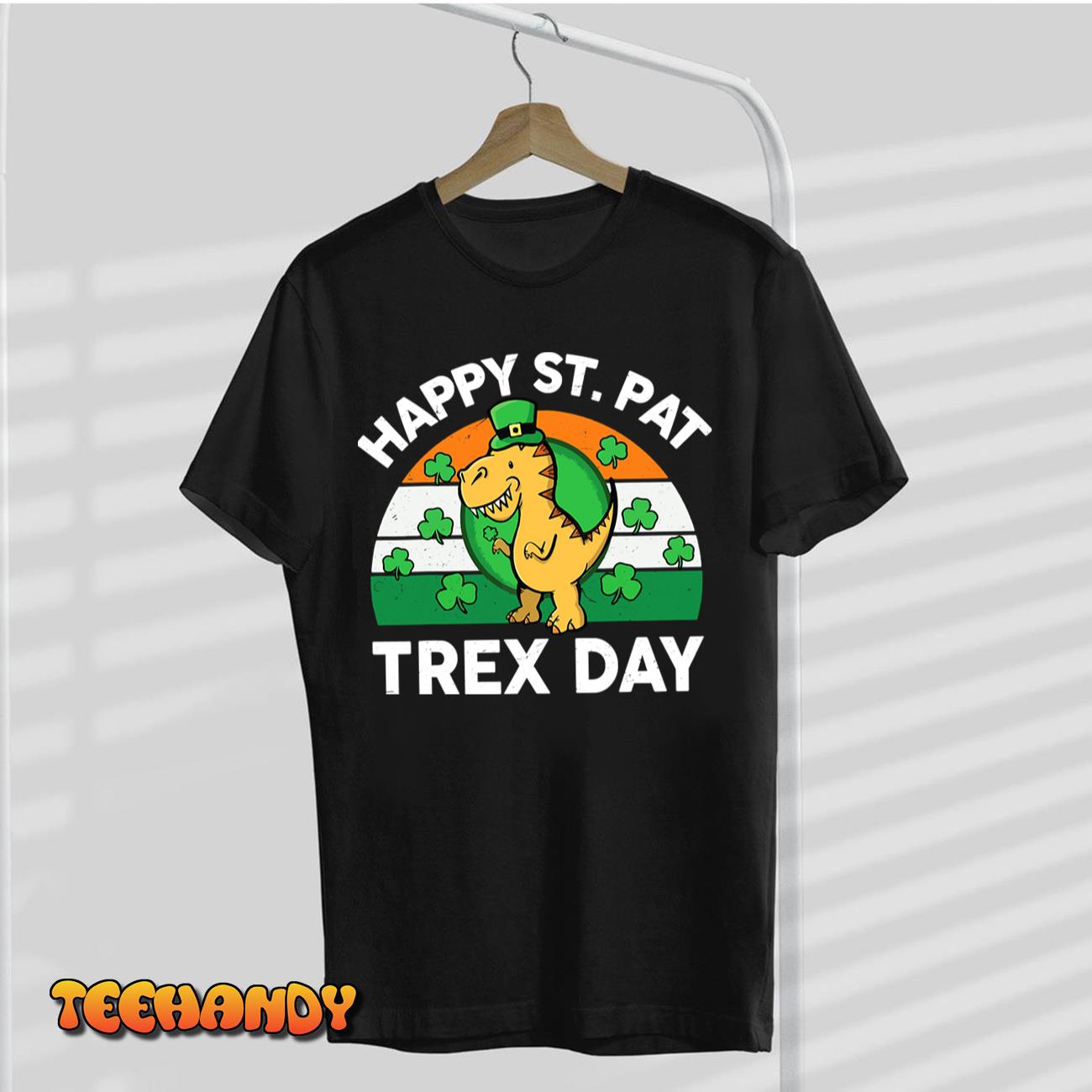St Patricks Day Happy St Pat Trex Day T-Shirt