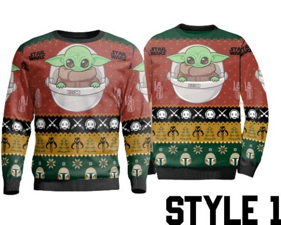 Star Wars Baby Yoda The Mandalorian Sweater