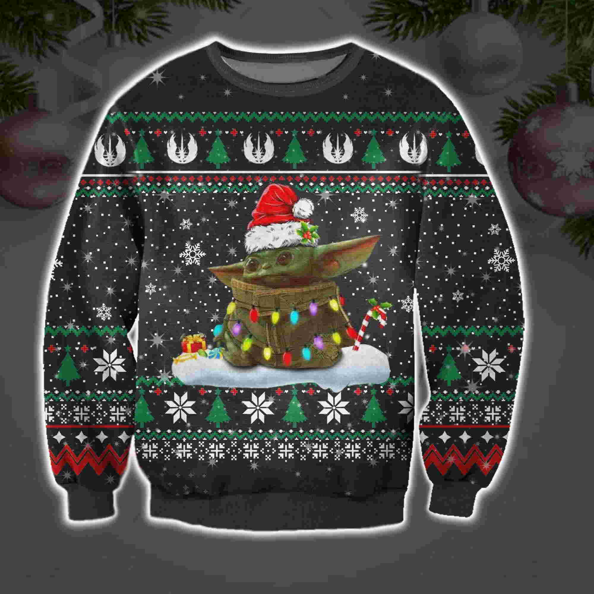 Star Wars Baby Yoda Ugly Christmas Sweater