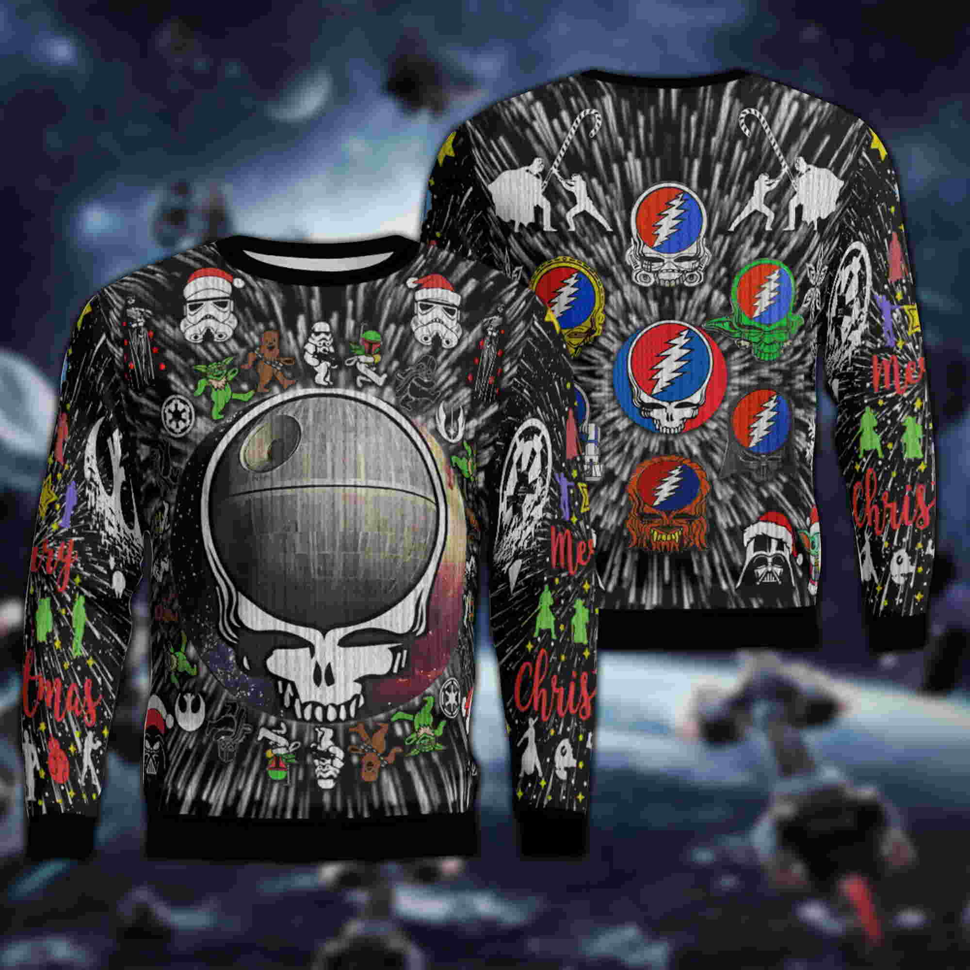 Star Wars Grateful Dead Christmas Sweater