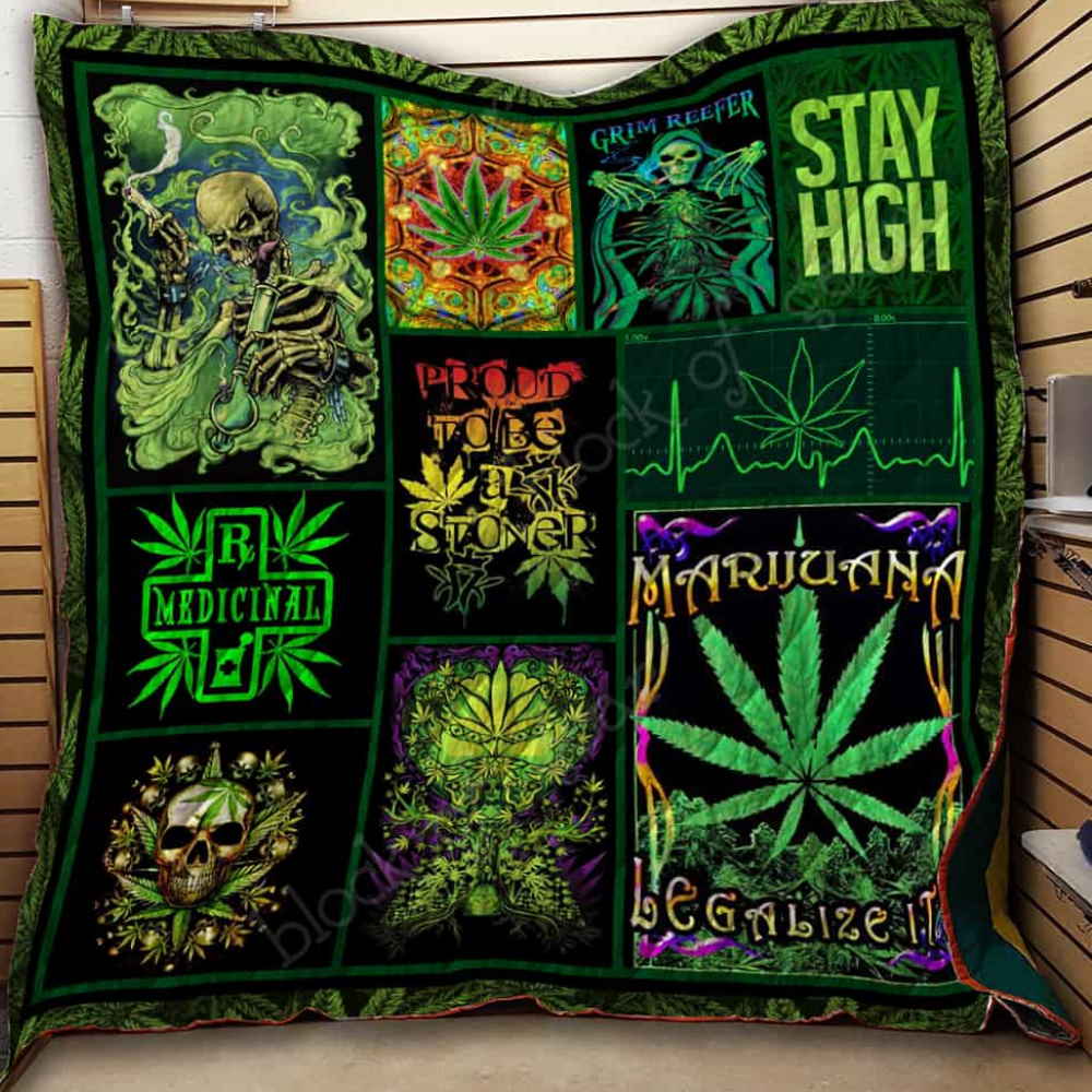 Stay High 3D Quilt Blanket