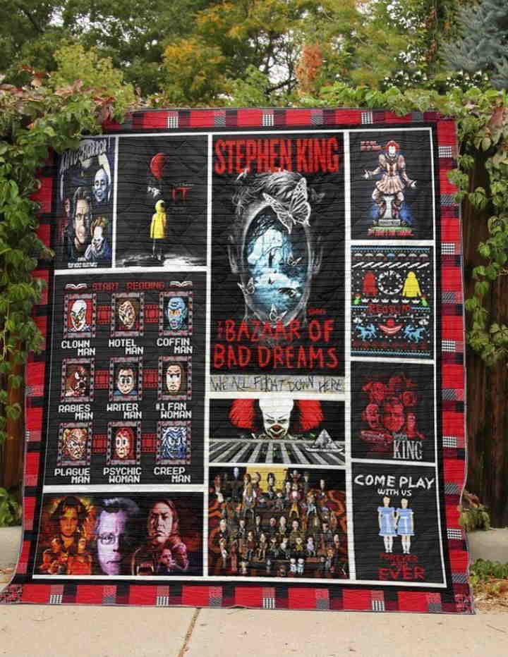 Stephen King Quilt Blanket