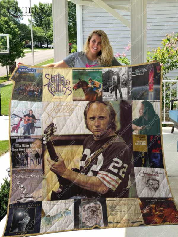 Stephen Stills Albums 3D Quilt Blanket