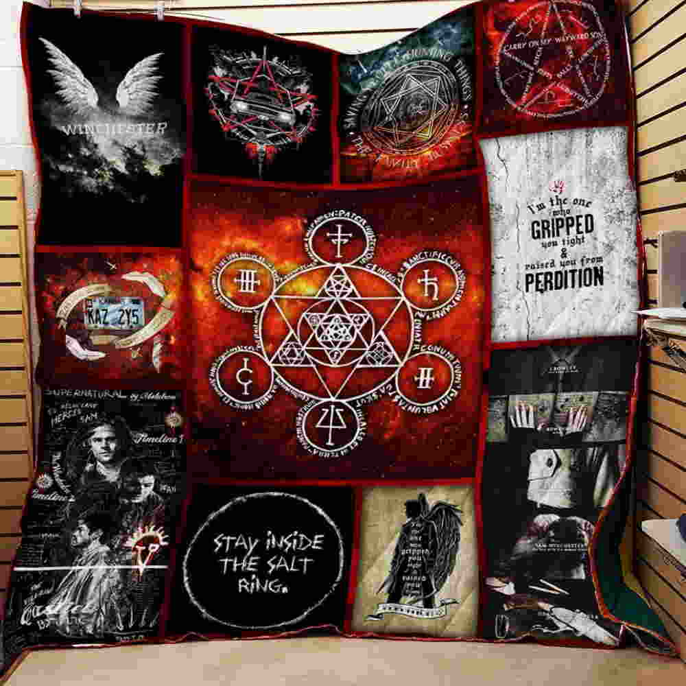 Supernatural Devil’S Trap 3D Quilt Blanket