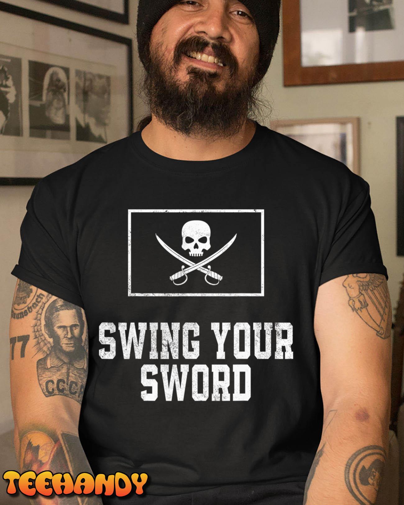 Swing Your Sword Vintage Pullover Hoodie