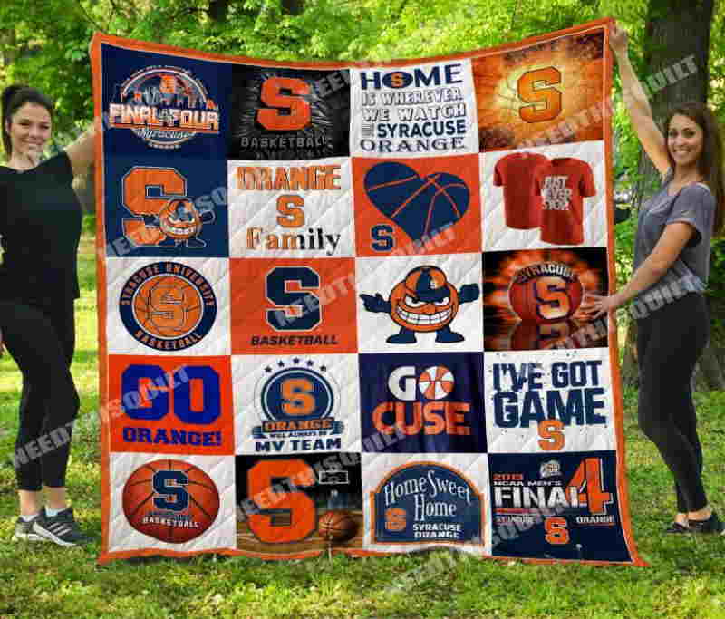 Syracuse Basketball 3D Quilt Blanket