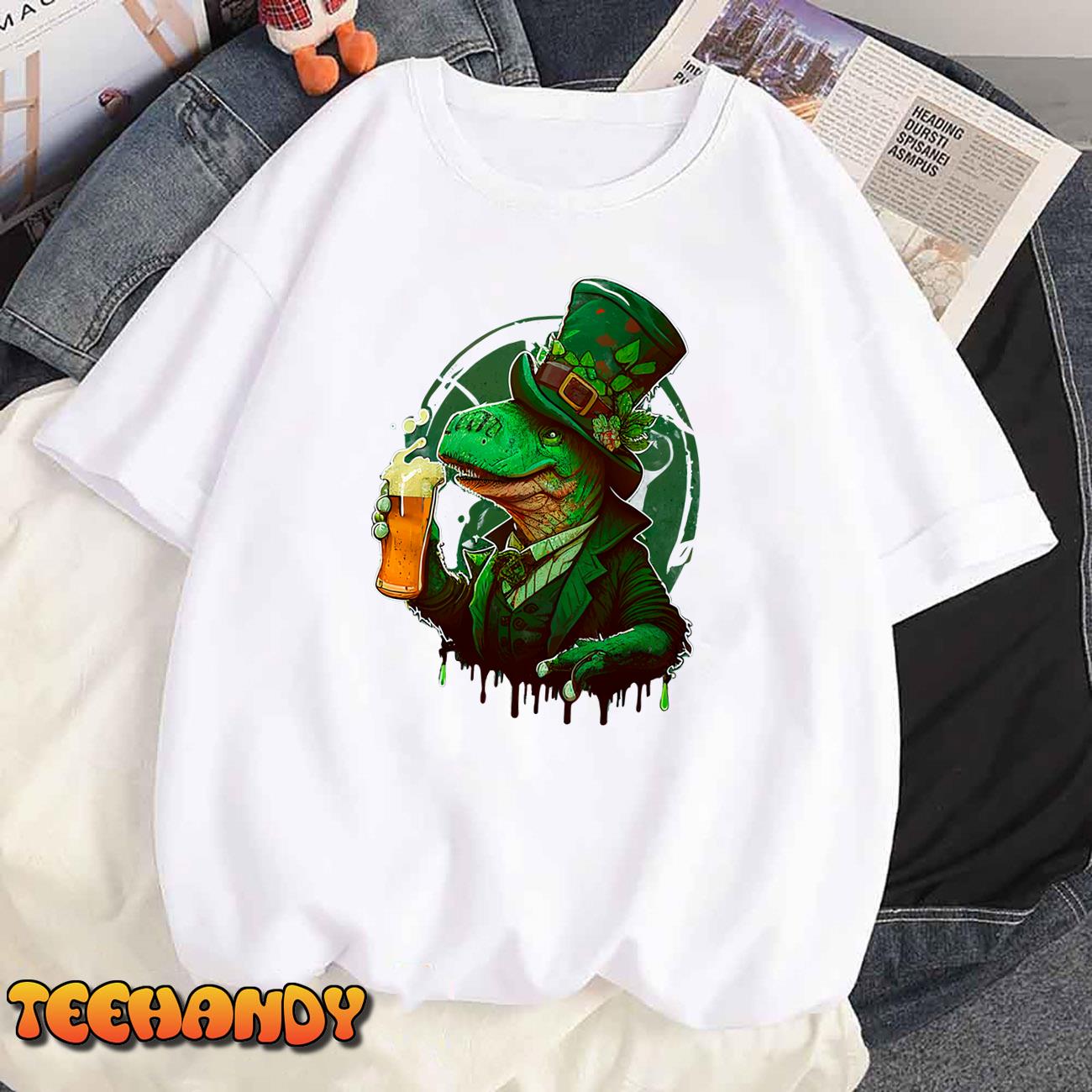 T Rex St Patricks Day T-Shirt