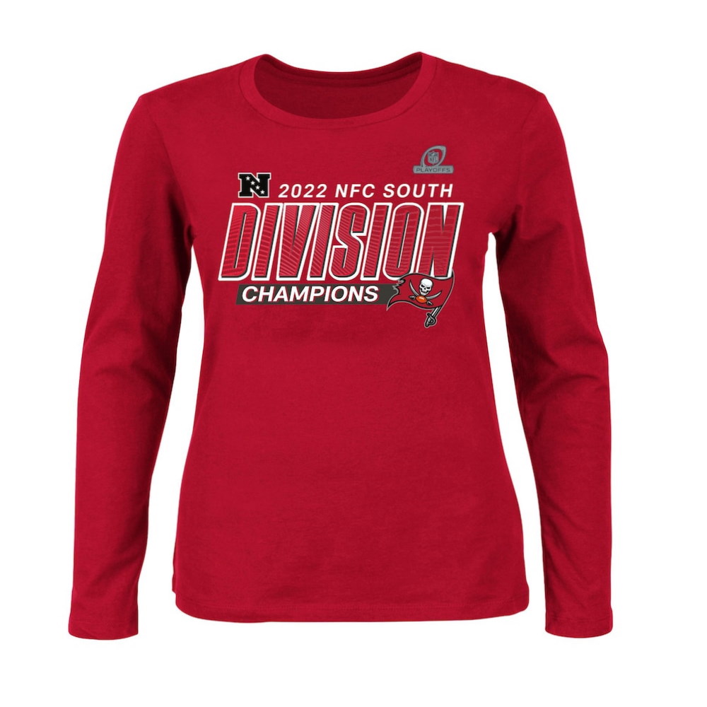 Tampa Bay Buccaneers Women’s 2022 NFC South Division Champions Long Sleeve