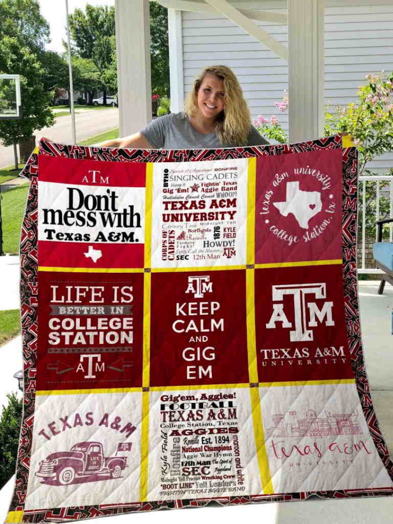 Texas A&ampM Quilt Blanket