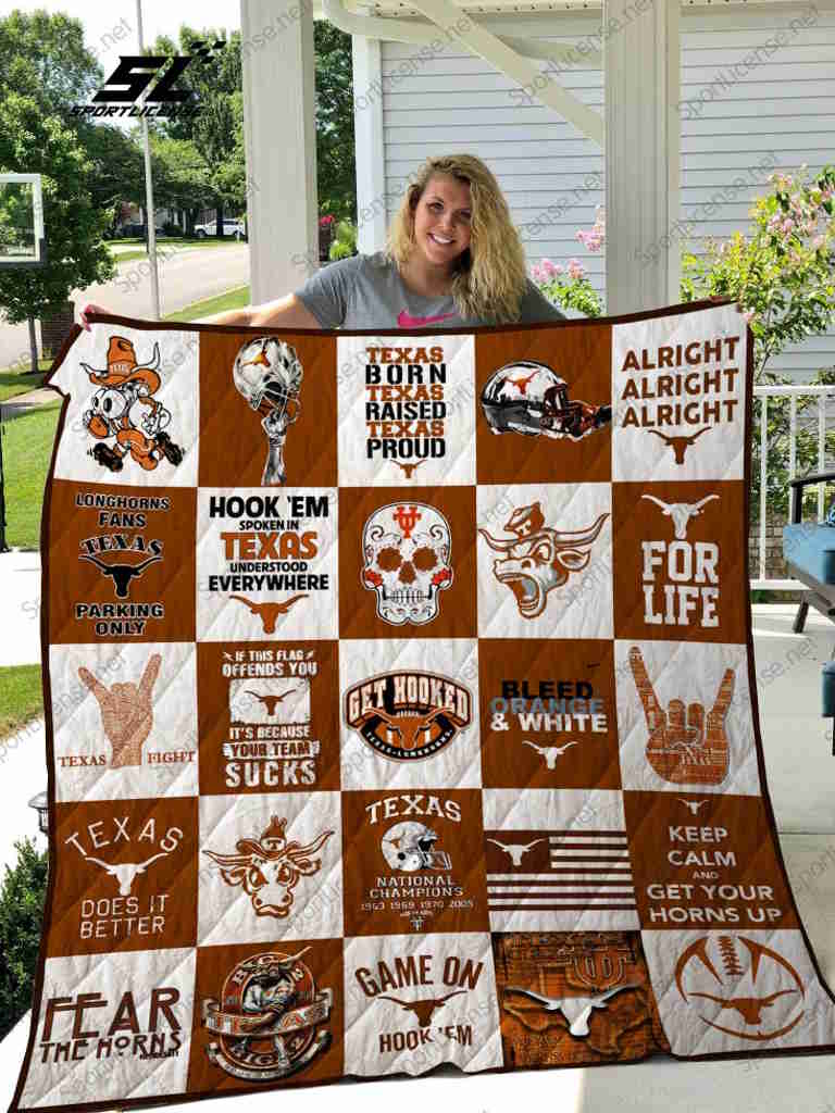 Texas Longhorns Quilt Blanket