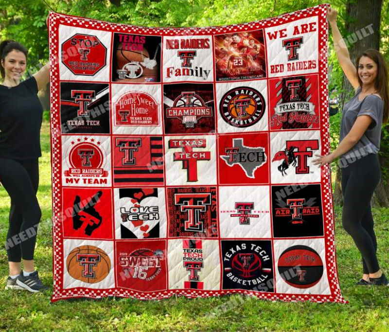 Texas Teen Red Raiders 3D Quilt Blanket