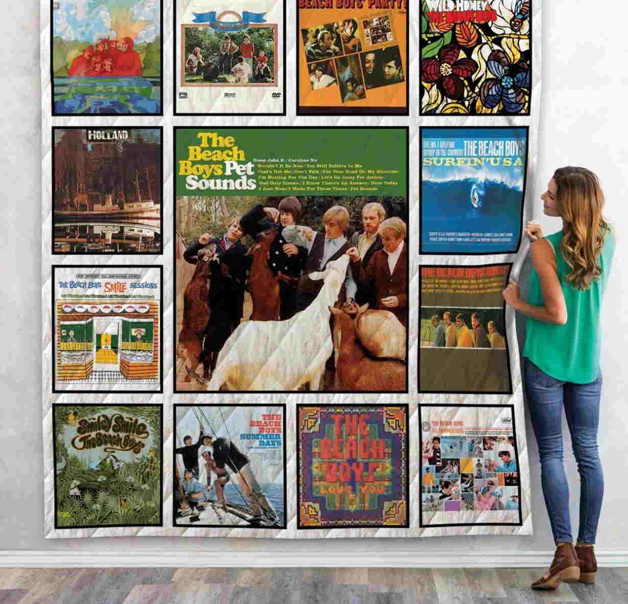 The Beach Boys 3D Quilt Blanket