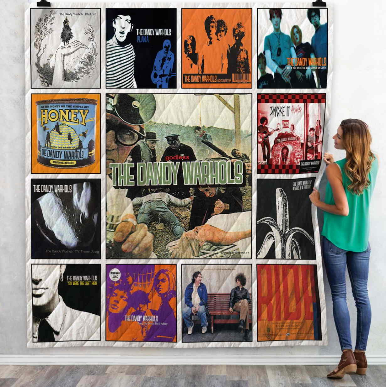 The Dandy Warhols Albums 3D Quilt Blanket