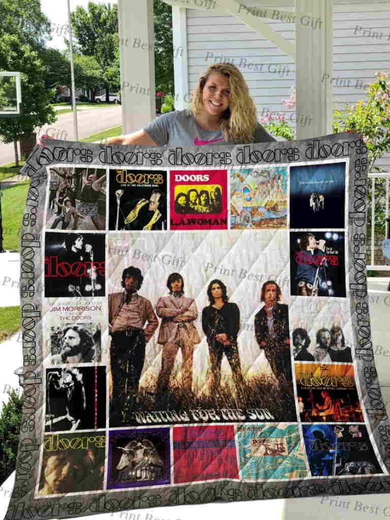 The Doors Albums Cover Poster Quilt Blanket