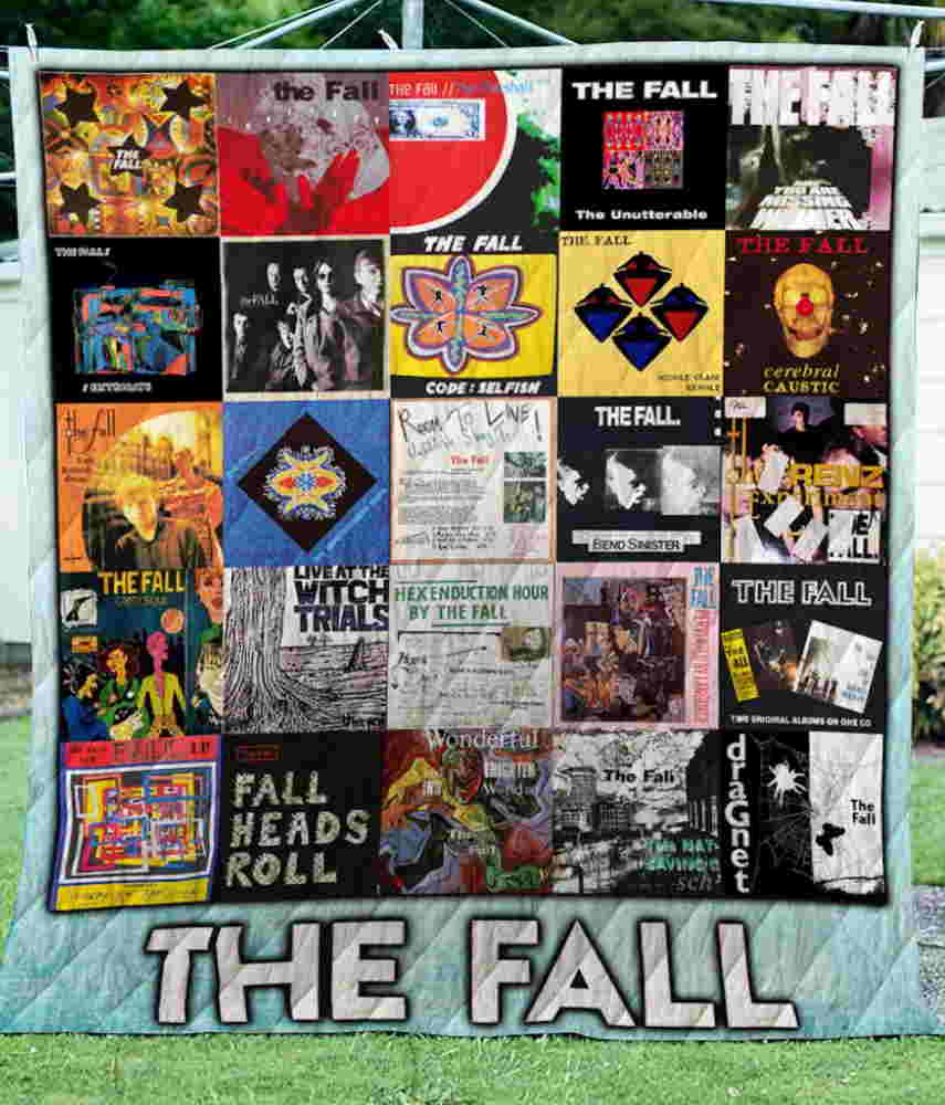 The Fall Lp Albums Quilt Blanket