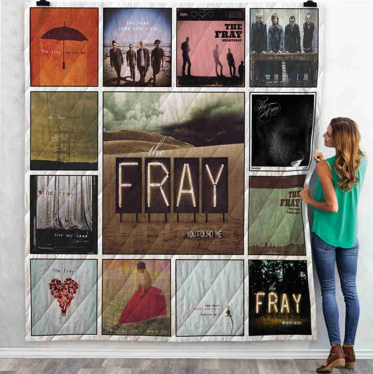 The Fray Albums 3D Quilt Blanket