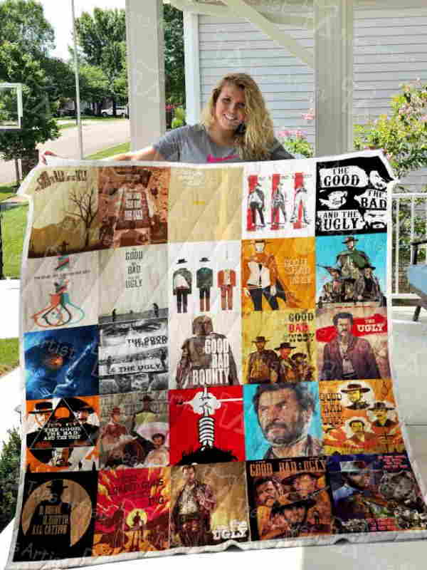 The Good The Bad And The Ugly 3D Quilt Blanket