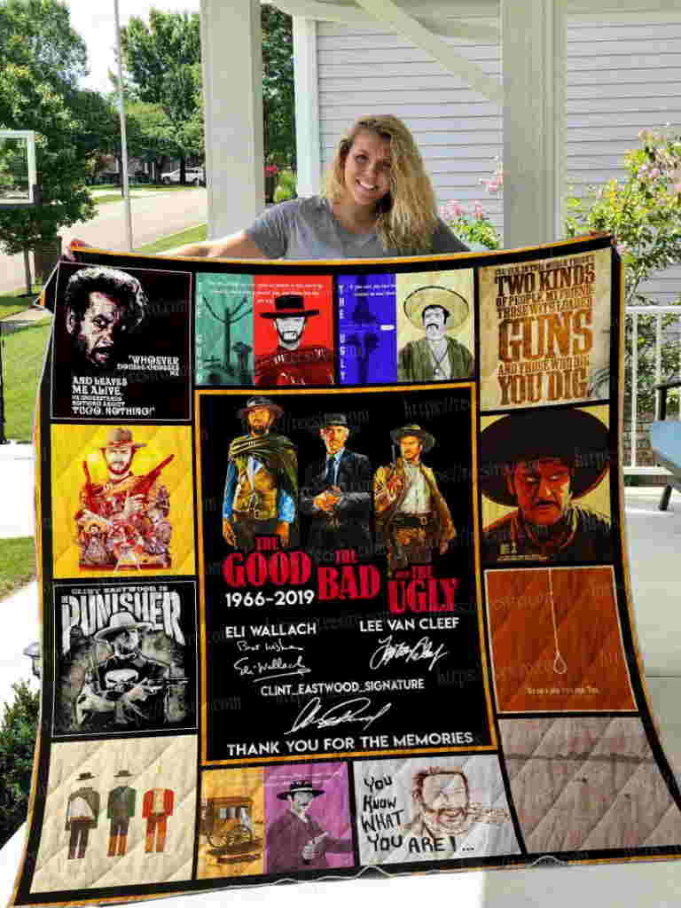 The Good The Bad And The Ugly Quilt Blanket