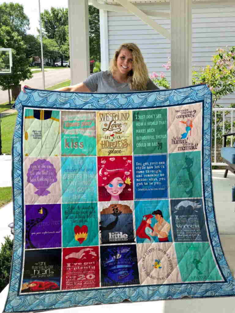 The Little Mermaid Quilt Blanket