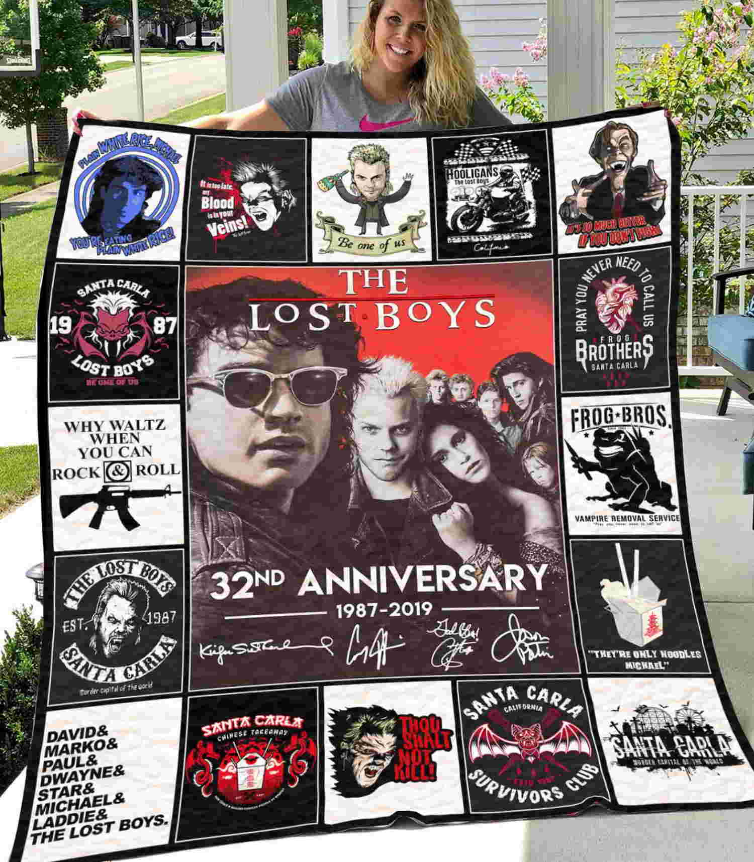 The Lost Boys Quilt Blanket