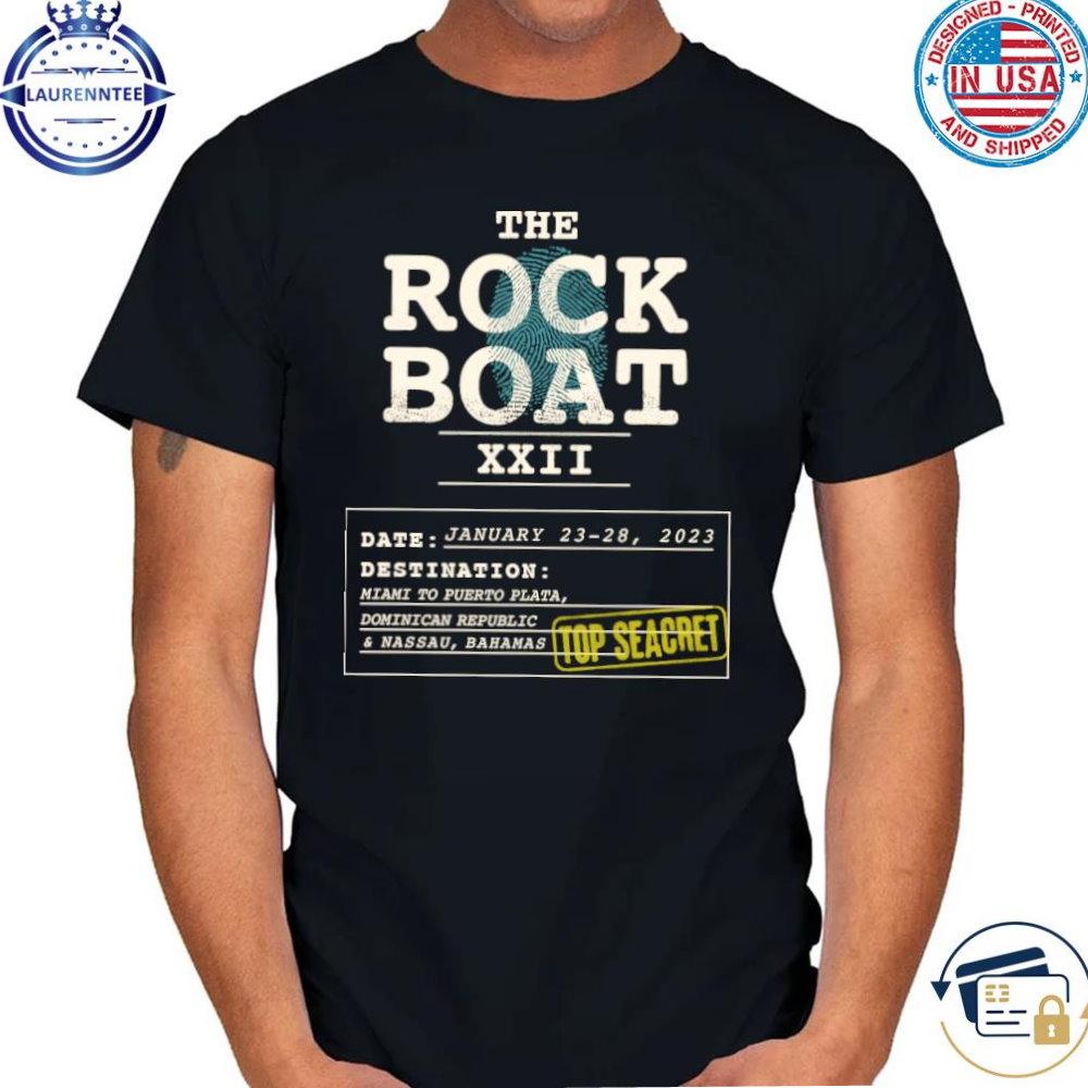 The Rock Boat 2023 Shirt
