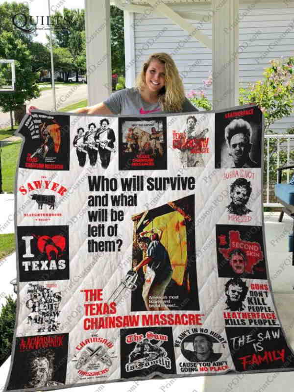 The Texas Chain Saw Massacre 3D Quilt Blanket