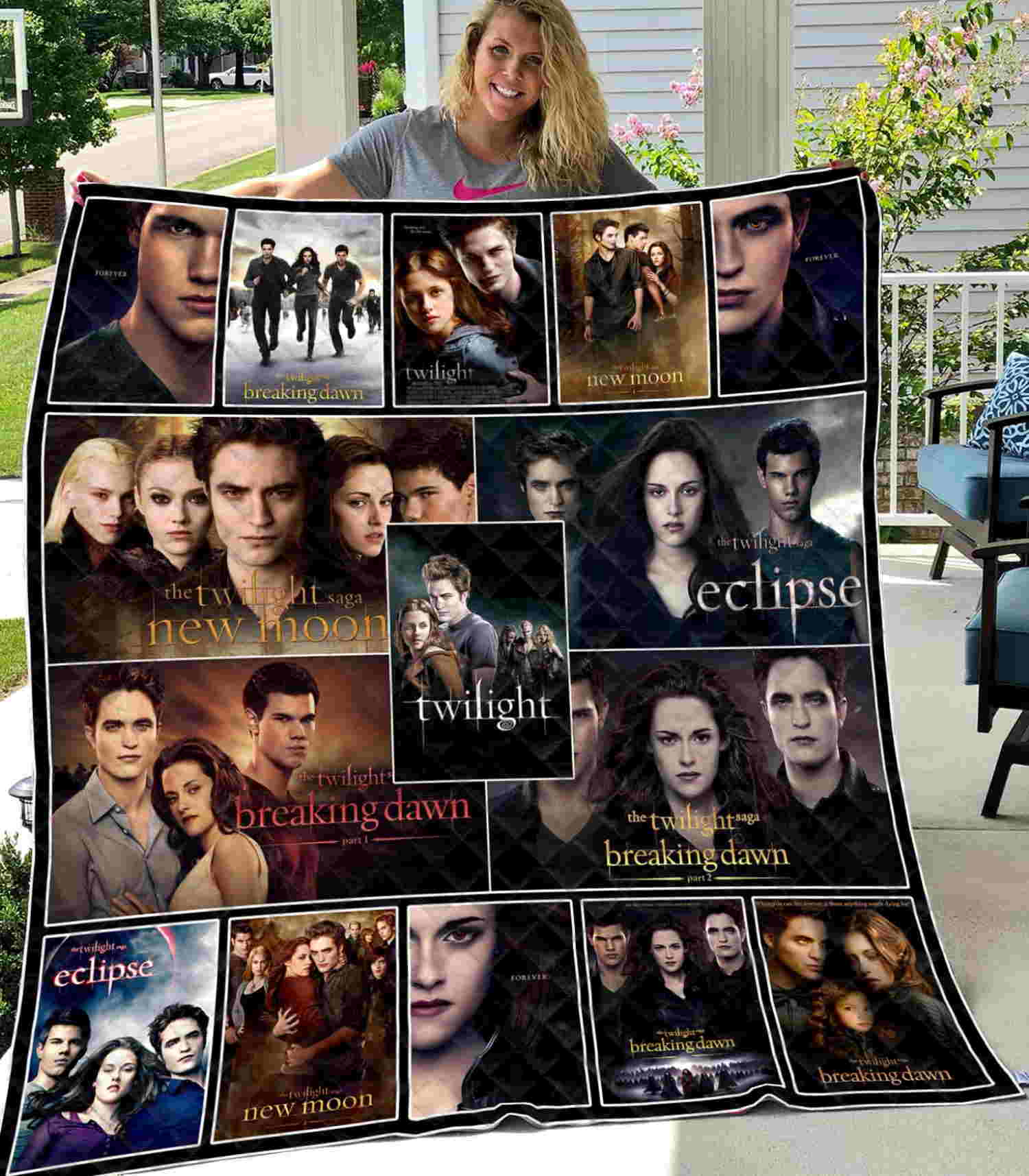 The Twilight Saga Quilt Blanket