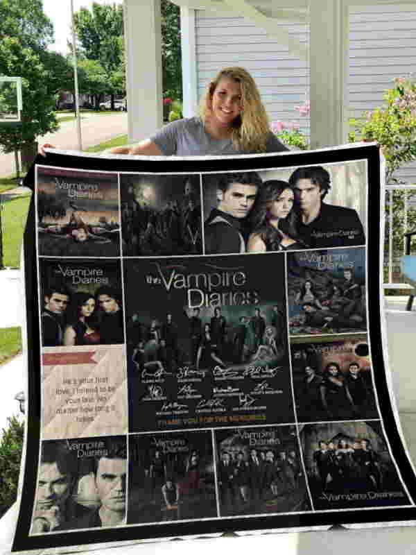 The Vampire Diaries 3D Quilt Blanket