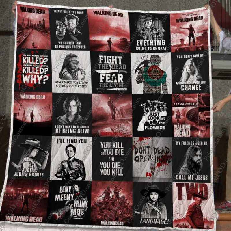 The Walking Dead 3D Quilt Blanket