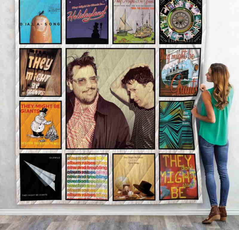 They Might Be Giants Compilations Album Quilt Blanket