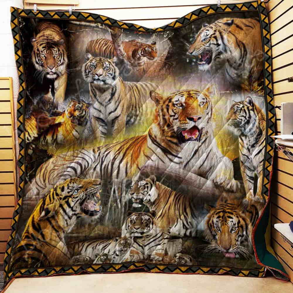 Tiger Quilt Blanket