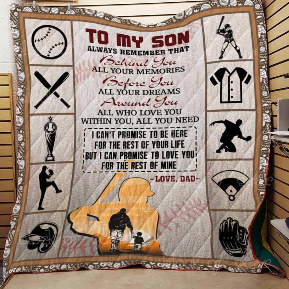 To My Son Quilt Blanket