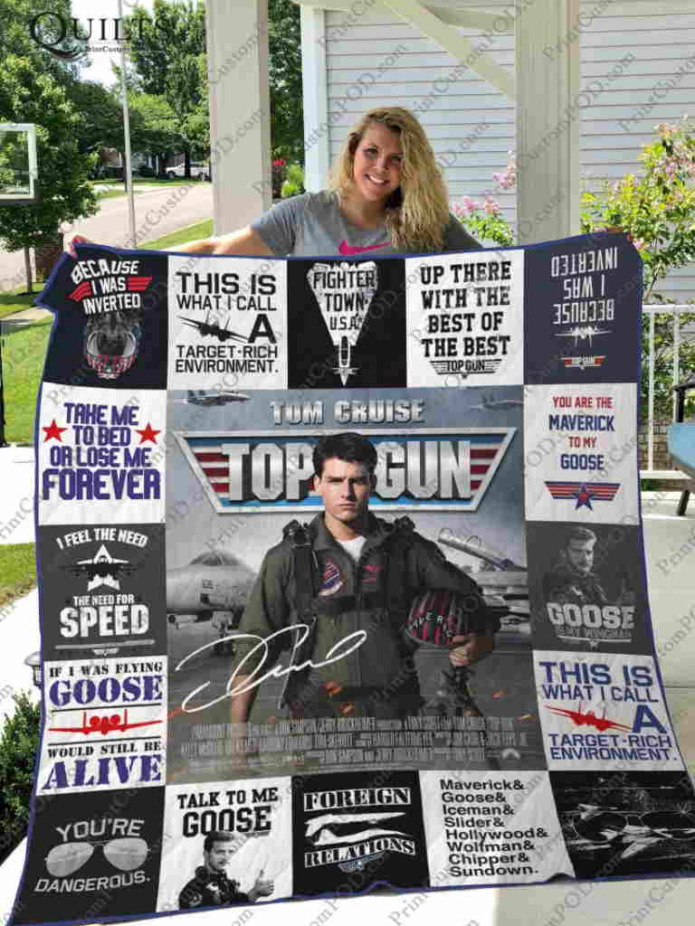 Top Gun 3D Quilt Blanket