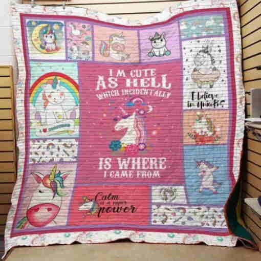 Unicorn Quilt Blanket