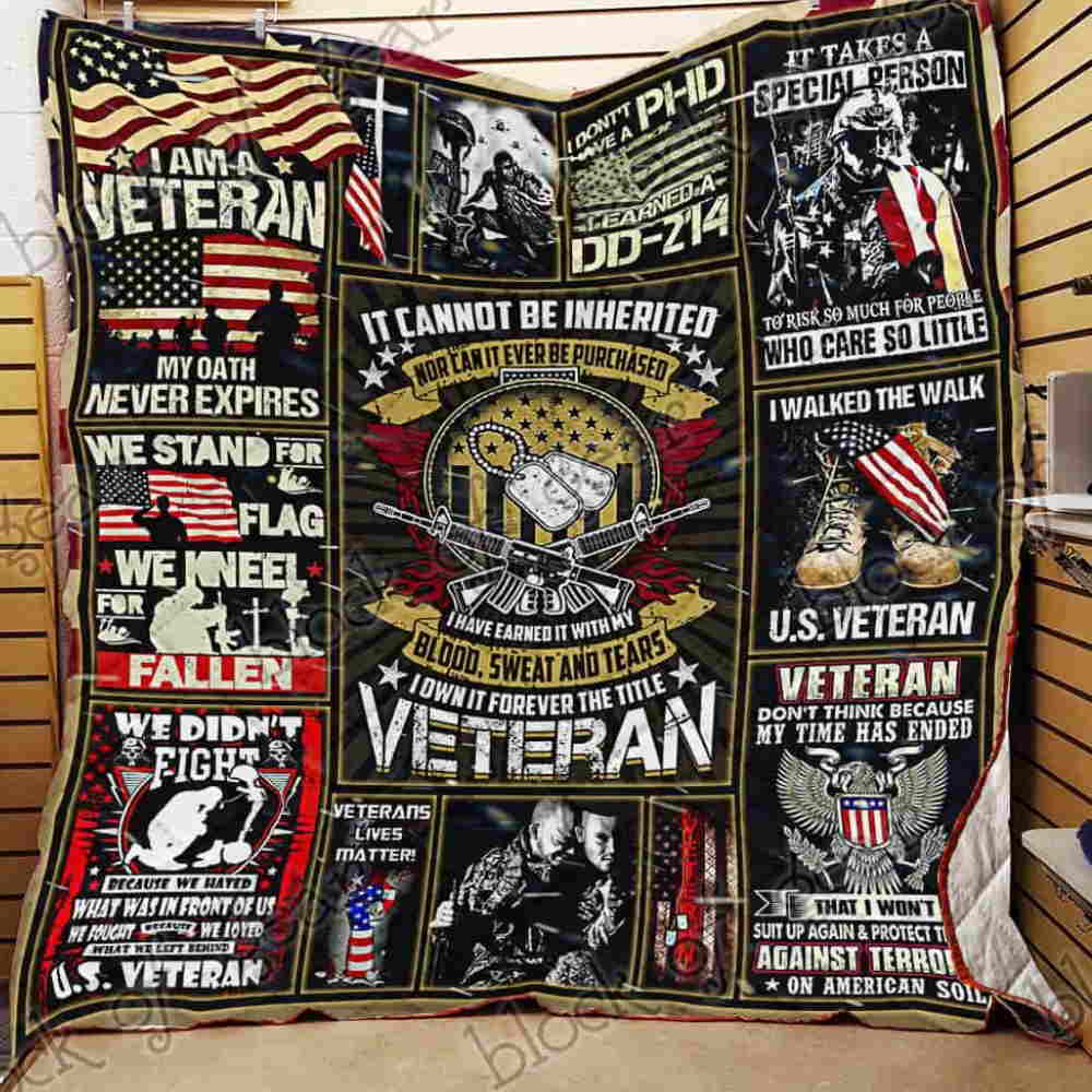 U.S Veteran Quilt Blanket