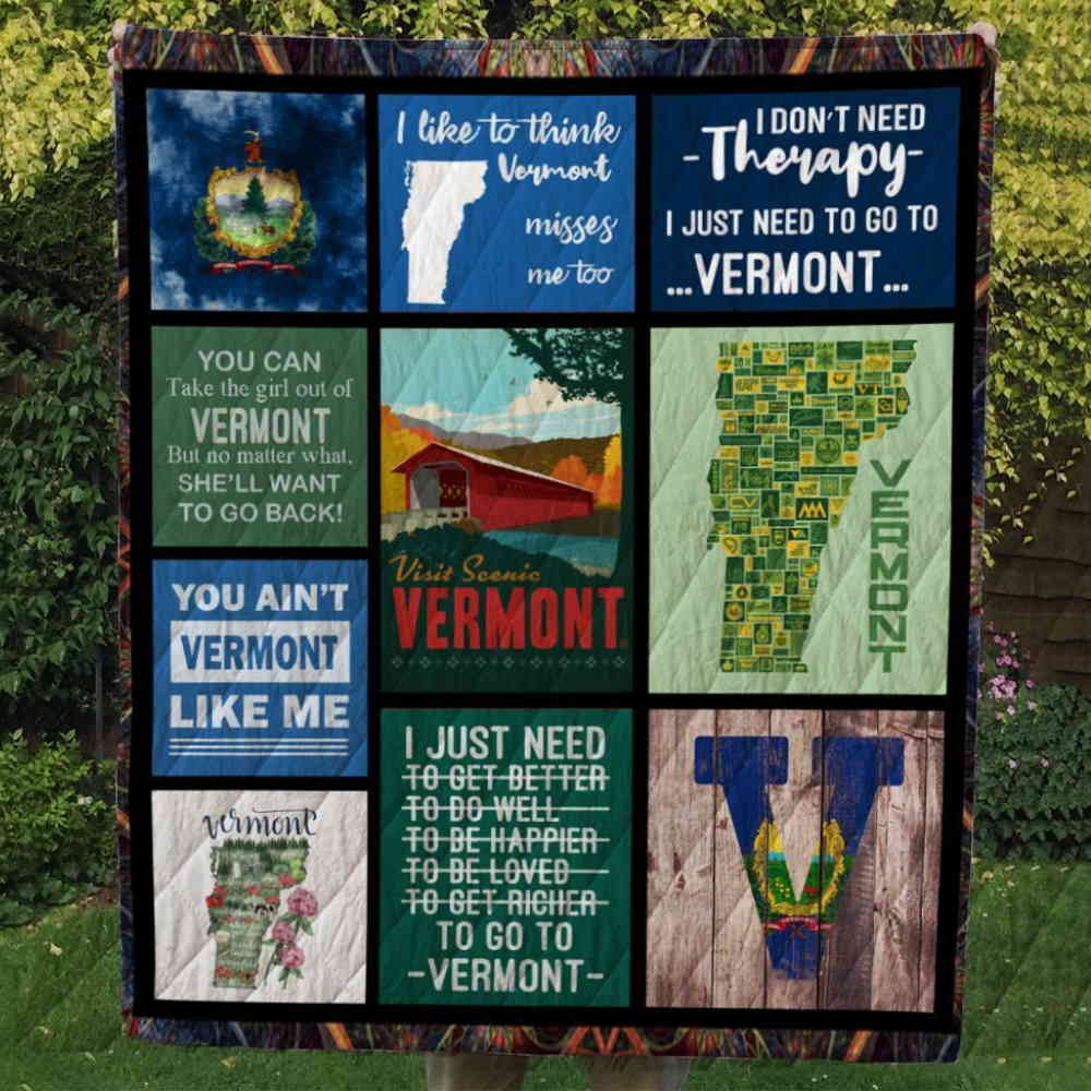 Vermont12 Quilt Blanket