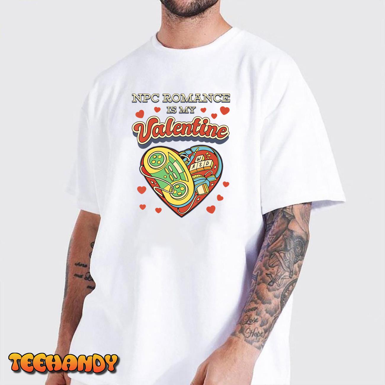 Video Game Romance Valentine T-Shirt