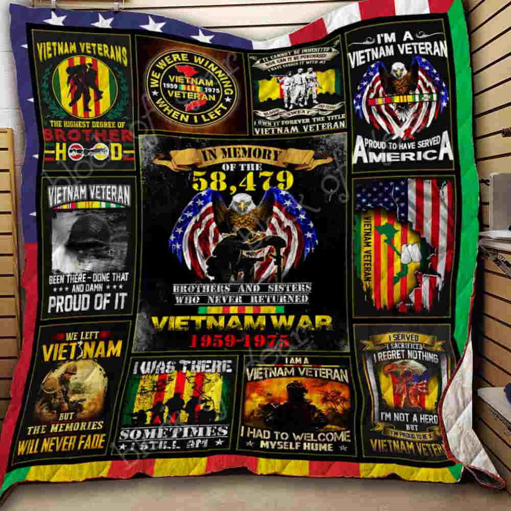 Vietnam Veterans Memorial Quilt Blanket