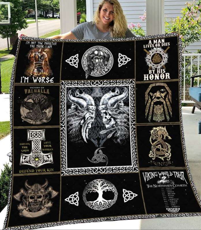 Viking Like 3D Quilt Blanket